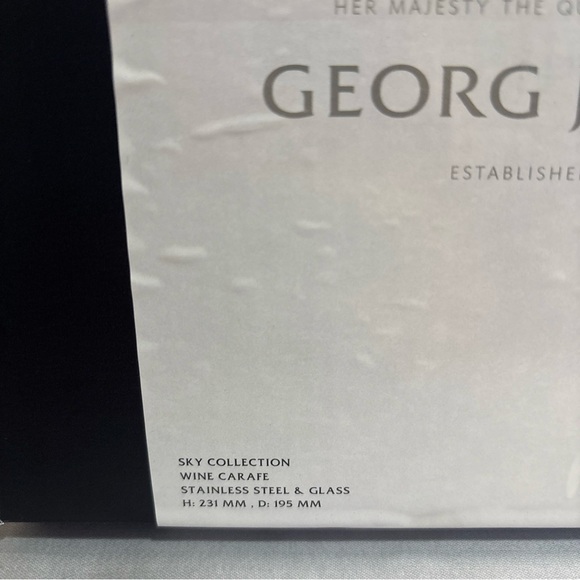 Georg Jensen Sky Collection Wine Carafe | Art No. 10013570 | New - Picture 4 of 6